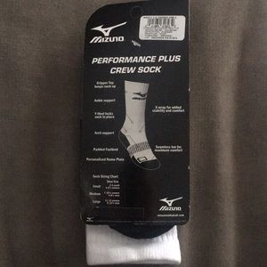 mizuno performance crew socks